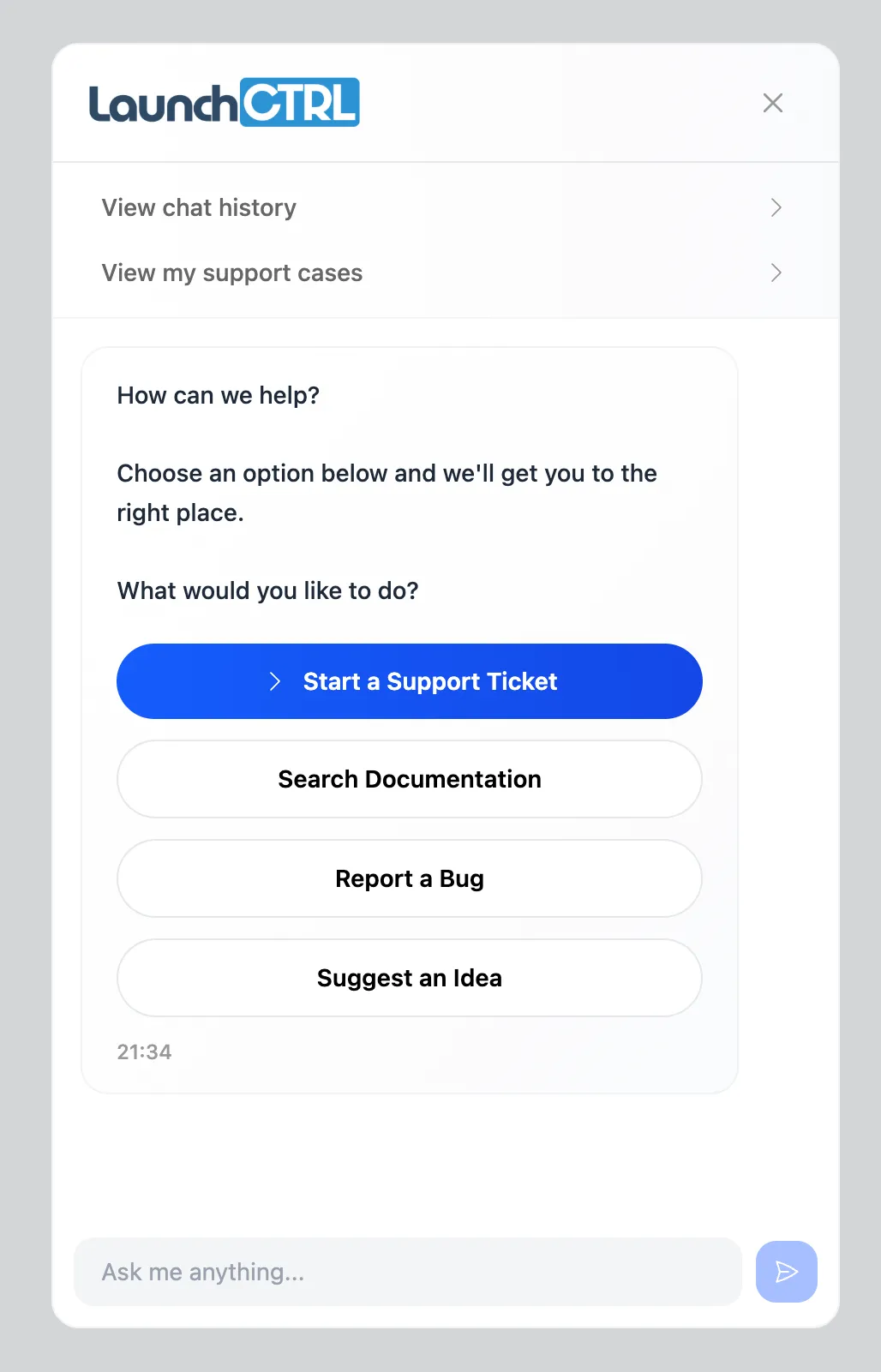 Apollo AI assistant inside LaunchControl